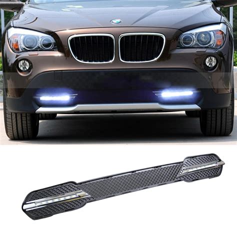 Car LED DRL Daytime Running Lights for BMW X1 E84 2011 2012 Daylight ...