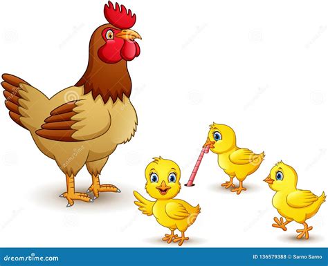 Chicken Family Vector Cartoon Stock Photography | CartoonDealer.com ...