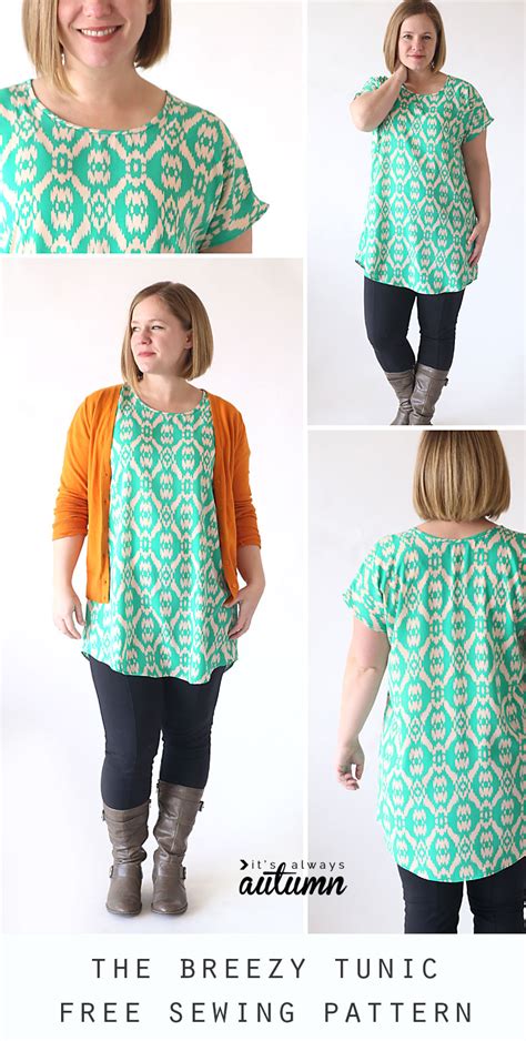 the breezy tee tunic | free sewing pattern - It's Always Autumn