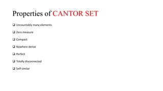 Cantor Set | PPT