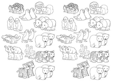 Noah's Ark Free Printable Of Animal Pairs | Godsdienstonderwijs - Free ...