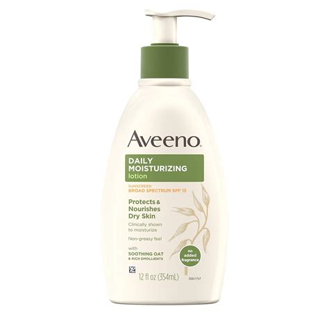 Amazon.com : Aveeno Daily Moisturizing Body Lotion with Broad Spectrum ...