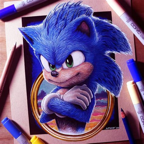 Sonic the Hedgehog Drawing by LethalChris on DeviantArt | Hedgehog ...