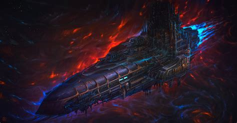 ArtStation - Rogue Traders Starship