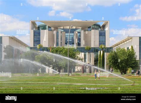 The German chancellery ( Bundeskanzleramt) in Berlin, Germany during ...