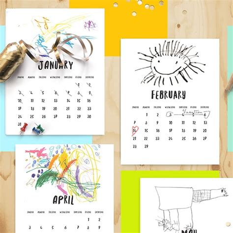 2020 DIY Art Calendar Printable - barley & birch