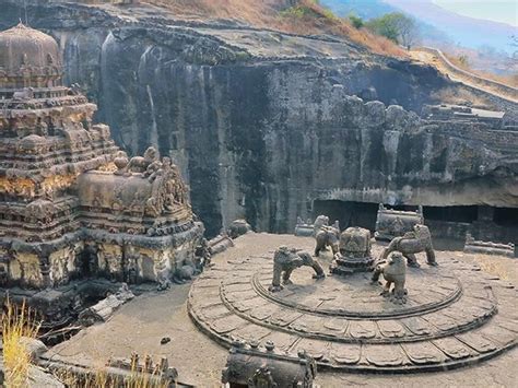 Ellora Caves, Ellora Cave Temples, Ellora Caves Maharashtra, India