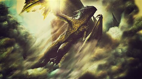 Gray dragon illustration, dragon, fantasy art, fan art, artwork HD ...