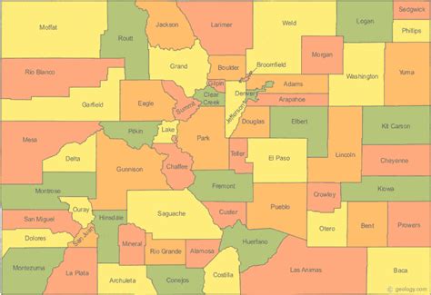 Colorado Political Map