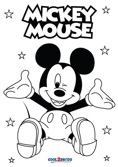 Ziua Copilului a împrumuta delicat printable mickey mouse coloring ...