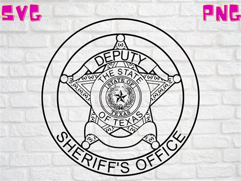 Deputy Sheriff Badge SVG