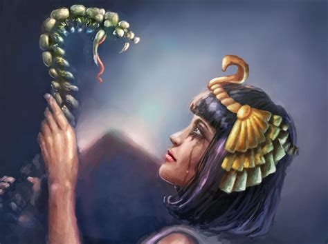 Cleopatra's death by bjenssen on DeviantArt