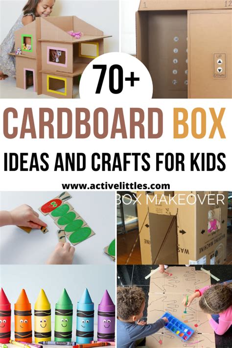 70+ Fun Cardboard Box Ideas and Crafts for Kids - Active Littles