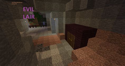 Evil Lair in Cave Minecraft Map