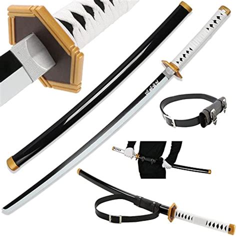 Elervino Bamboo Demon Slayer Sword Cosplay, Katana Sword Samurai Anime ...