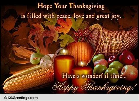 Happy Thanksgiving Cards, Free Happy Thanksgiving Wishes, Greeting ...