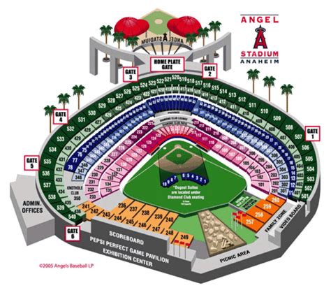 Angel Stadium of Anaheim, Anaheim CA - Seating Chart View