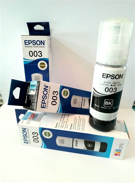 AKSA PRINT TINTA PRINTER EPSON 003 BLack Hitam for L3110 L3210 L3150 ...