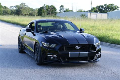 2016 Ford Mustang GT ROUSH Supercharged 670 HP 199 Miles Black Fastback ...