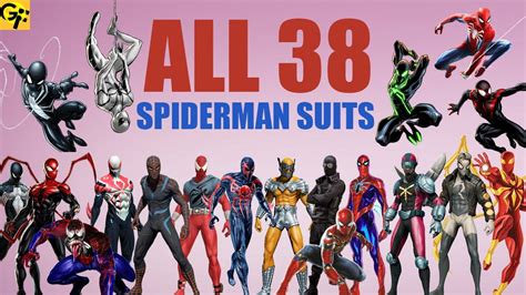 Marvel Spider Man All Suits