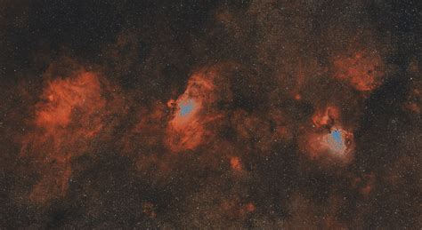 NGC 6604, M16, 1080P, M17, M18, nebula, space HD Wallpaper