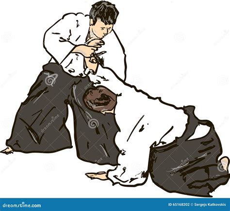 Aikido Stock Illustration - Image: 65168202