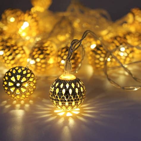 Buy/Send String Lights Round Metal Online | IGP | JVS1216302