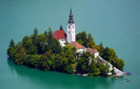 Visit And Explore The Church On An Island In Lake Bled, Slovenia