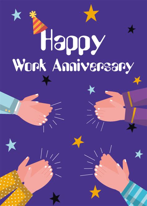 Work Anniversary Cards | Group eCards for office