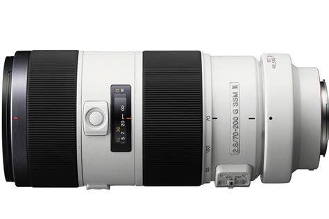 Sony 70-200mm F2.8 G SSM II A-mount lens info