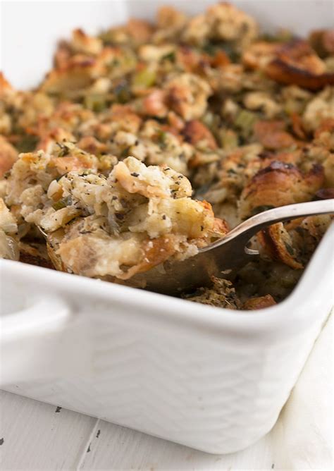 Classic Bread Stuffing (with an oven-baked option) - Seasons and Suppers