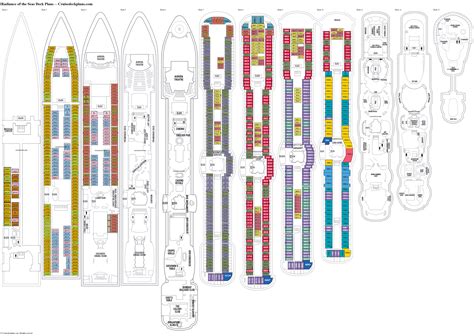 Radiance of the Seas Deck 7 Deck Plan Tour