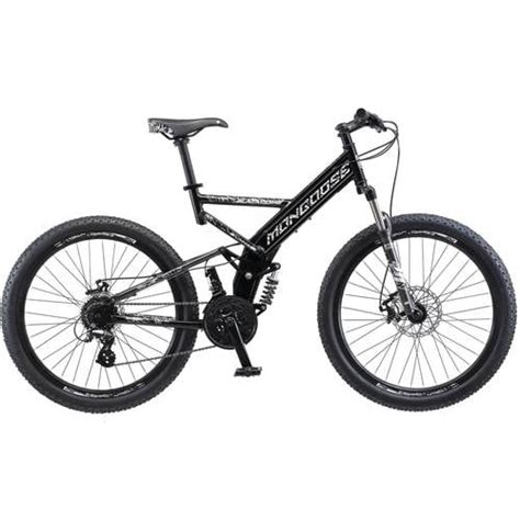 26" Mongoose Blackcomb Mountain Bike, Black Road Riding Outdoor Bicycle ...