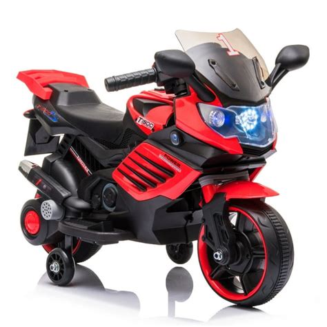 Zimtown 6V Kids Ride on Motorcycle Toddlers Car Red - Walmart.com ...