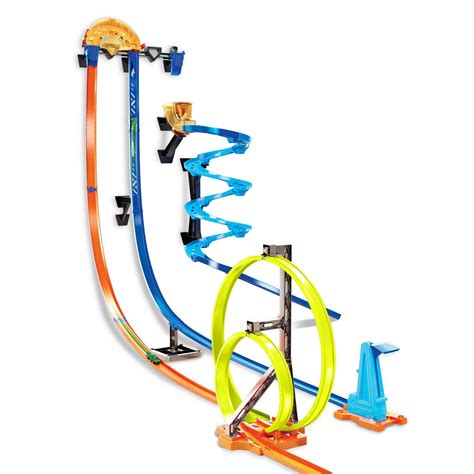 Hot Wheels Track Builder Vertical Launch Kit with 3-Configurations, Age ...