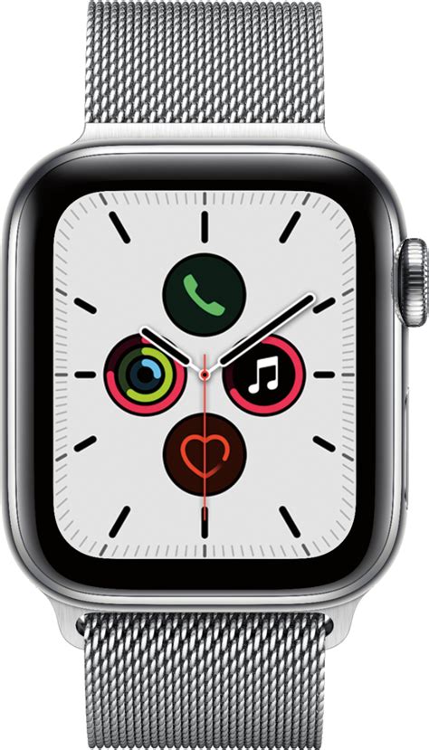 Customer Reviews: Apple Watch Series 5 (GPS + Cellular) 40mm Stainless ...