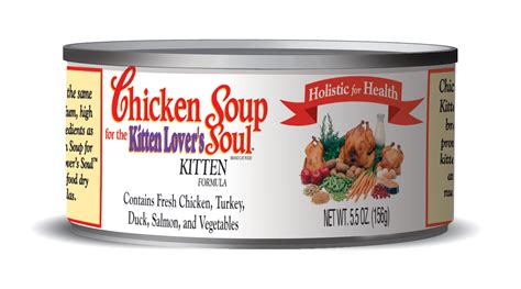 Chicken Soup For The Kitten Lover's Soul Kitten Canned Cat Food | Cat ...