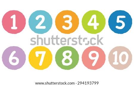 Numbers In Circles Stock Photos, Images, & Pictures | Shutterstock