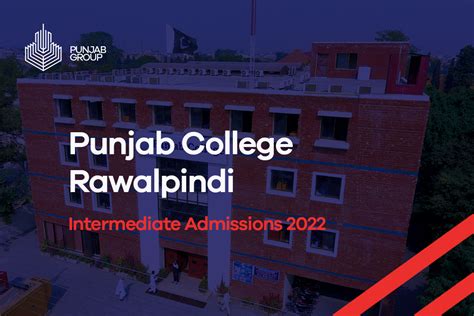 Punjab Colleges Rawalpindi- Intermediate Admissions 2022 | Punjab Colleges