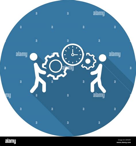 Project Management Icon. Flat Design Stock Vector Image & Art - Alamy