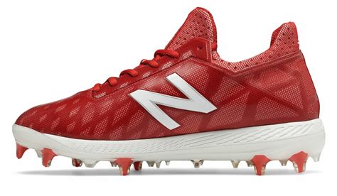 New Balance Low-Cut COMPv1 TPU Baseball Cleat 'Red' - Style: COMPTR1