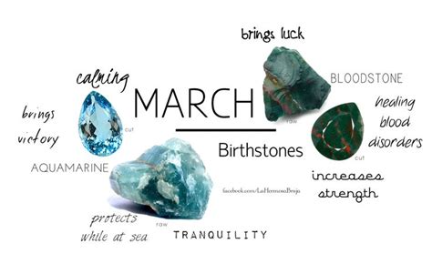 March Birthstones | March birth stone, Crystals, Birthstones