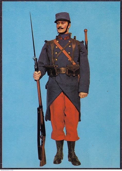 Paris-Invalides-Army museum 1914-18 French uniform-1970, 1970-1972 ...