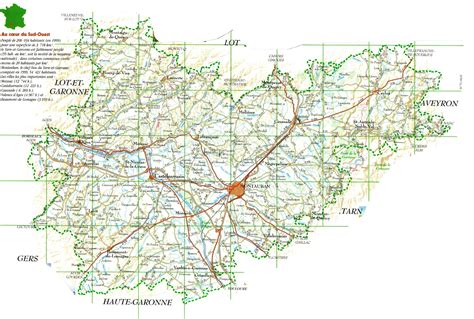 Carte Du Tarn Et Garonne | Carte