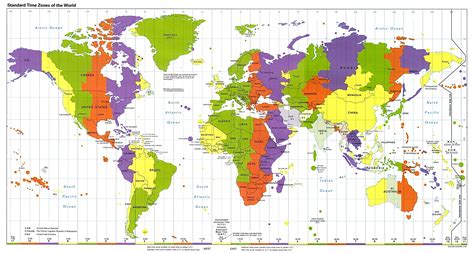 World Time Zone Map – Topographic Map of Usa with States