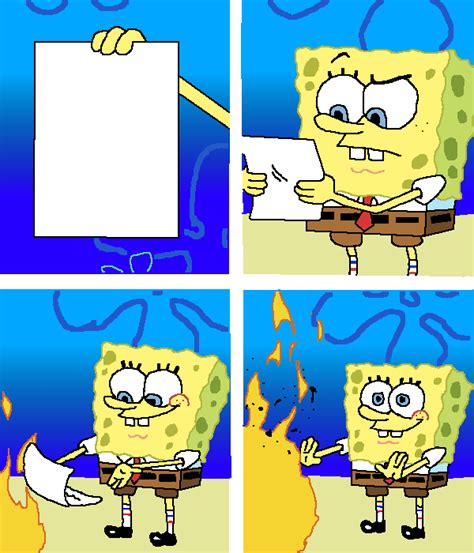 Pixilart - SpongeBob Meme Template by SpongeDrew