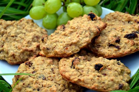 3 Ingredient Raisin Banana Oat Biscuits - Healthy Easy Cookies