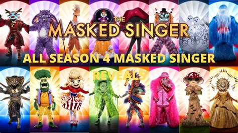 All Masked Singer Reveals (Season 4) | The Masked Singer USA Chords ...