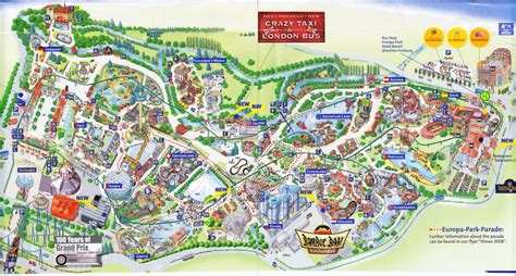 Europa Park - 2008 Park Map