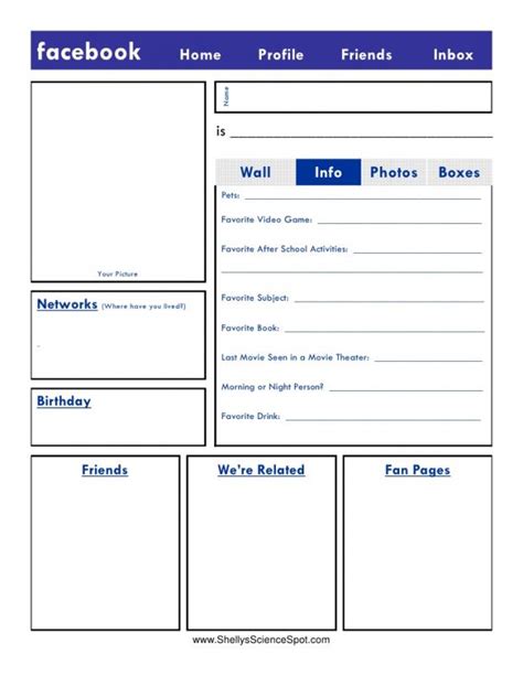 Blank Facebook Page | Template Business